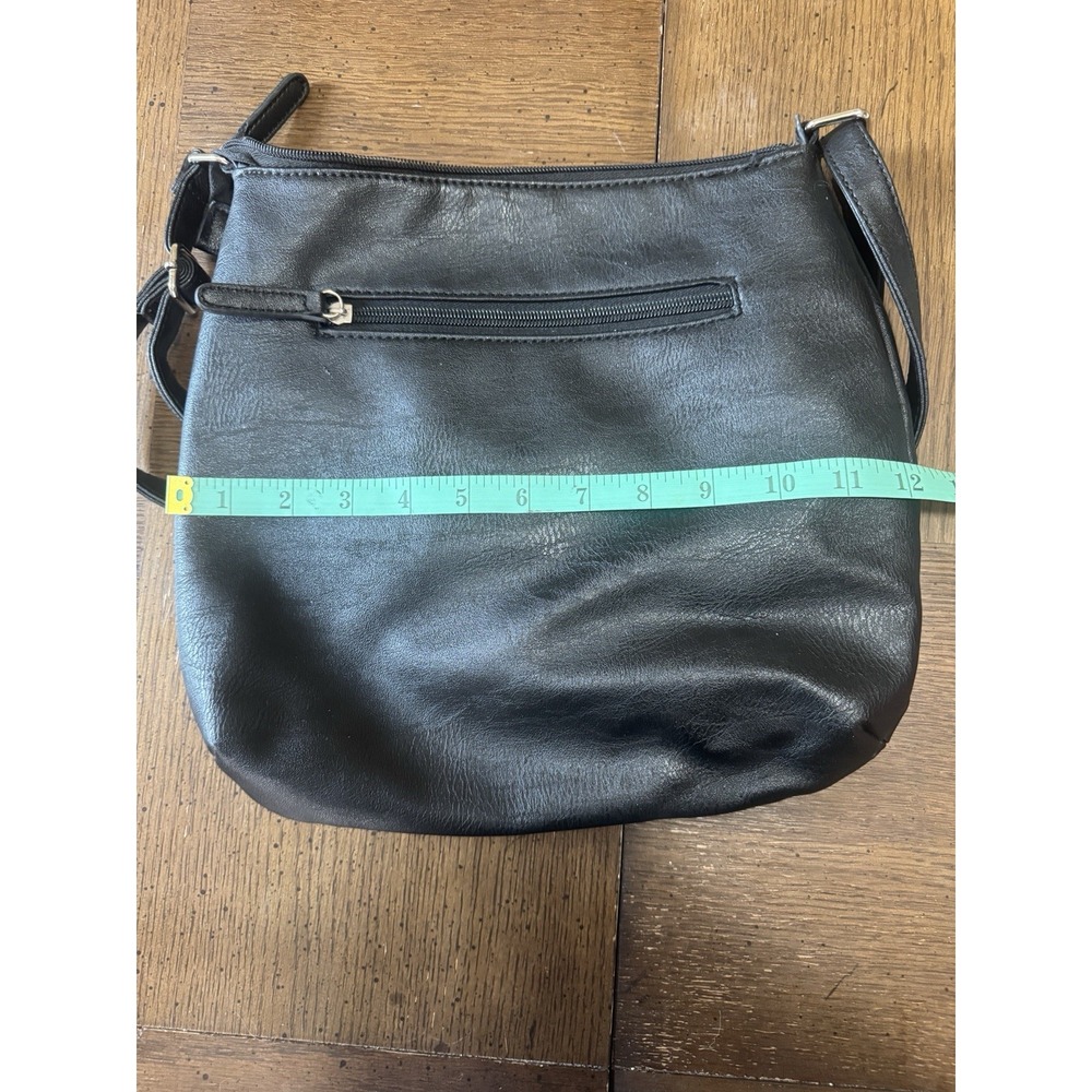Nicole by Nicole Miller Black Shoulder Bag 12x11 - Picture 11 of 11